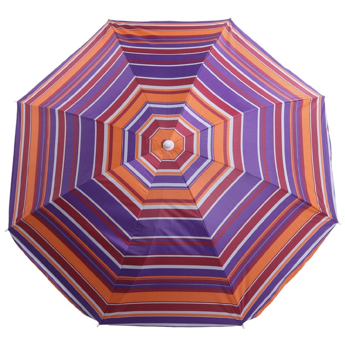 Зонт пляжный "Модерн" сер. покрытие d=160, h=170 микс