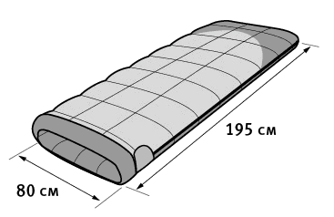 Спальный мешок Siberia прав