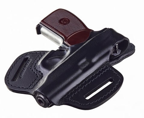 Кобура ПРОФИ поясная ПМ №02 Люкс 2-уха закр.