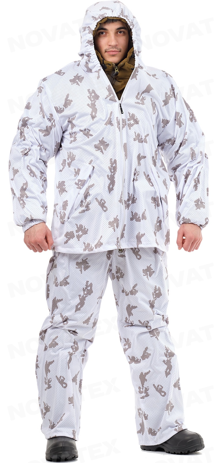 Костюм "Снег" (сетка, белый)  КВЕСТ